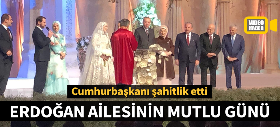 Erdoğan ailesinin mutlu günü