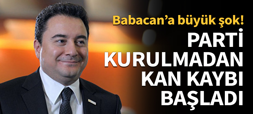 Parti daha kurulmadan kan kaybı başladı...