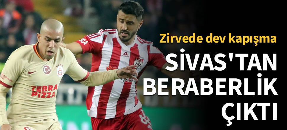 Sivas'tan beraberlik çıktı: 2-2