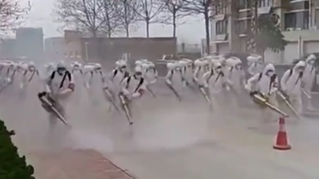 Star Wars filmi değil, Koronavirüs önlemi!