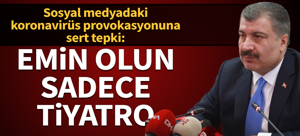 Bakan Koca'dan koronavirüs açıklaması: Şu an tespit edilmiş bir vakamız yok