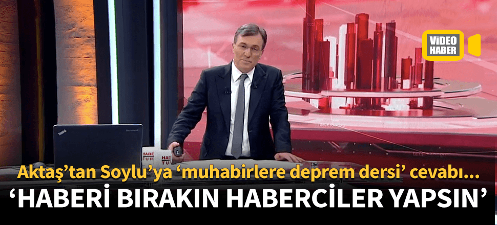 Erdoğan Aktaş'tan Süleyman Soylu'ya ders cevabı...
