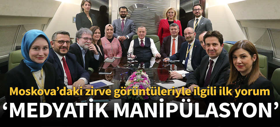 Erdoğan'dan Moskova'daki zirve görüntüleriyle ilgili ilk yorum: Medyatik manipülasyon