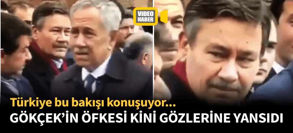 Gökçek, Arınç'ı görünce öfkesi kini bakışına yansıdı!