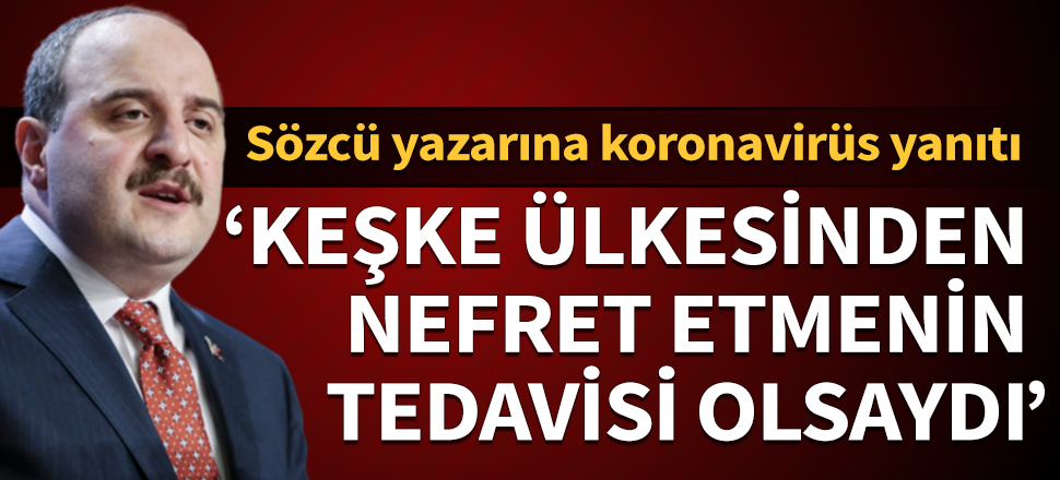 Bakan Varank'tan koronavirüs spekülasyonlarına yanıt