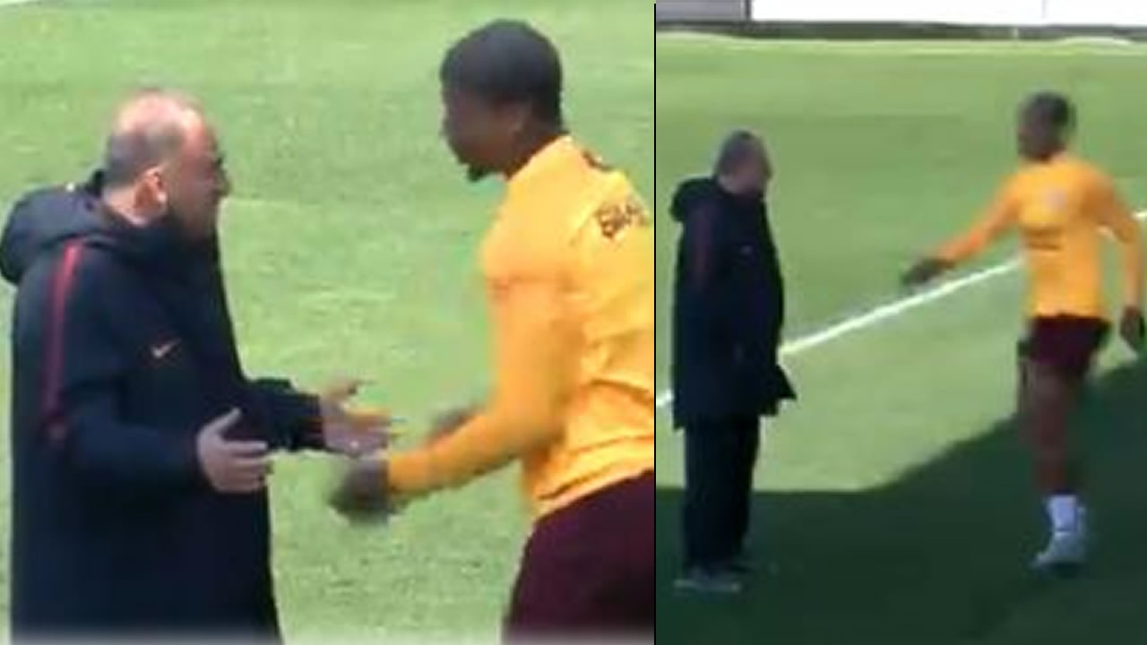 Fatih Terim'den antrenmanda 'koronavirüs' selamı!