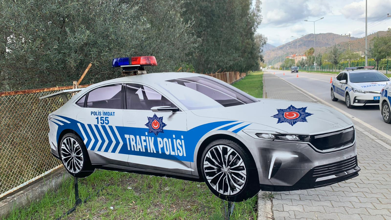 Yerli otomobil polis aracı oldu...