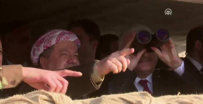 Başbakan Yıldırım, cephede Peşmergeyi ziyaret etti