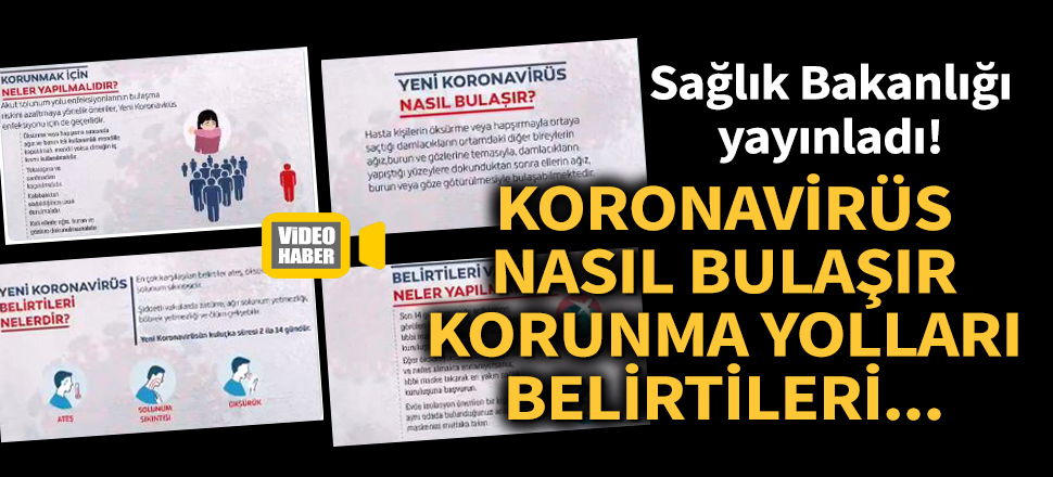 Sağlık Bakanlığı yayınladı! Koranavirüs nasıl bulaşır, belirtileri, korunma yolları, 14 kuralı...
