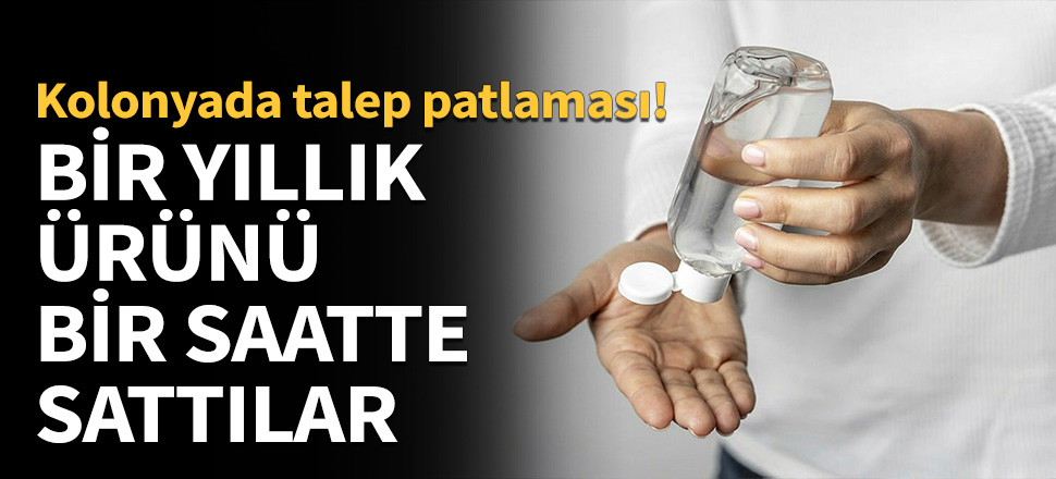Vatandaş kolonyaya akın etti... Bir yıllık ürünü bir saatte sattılar...