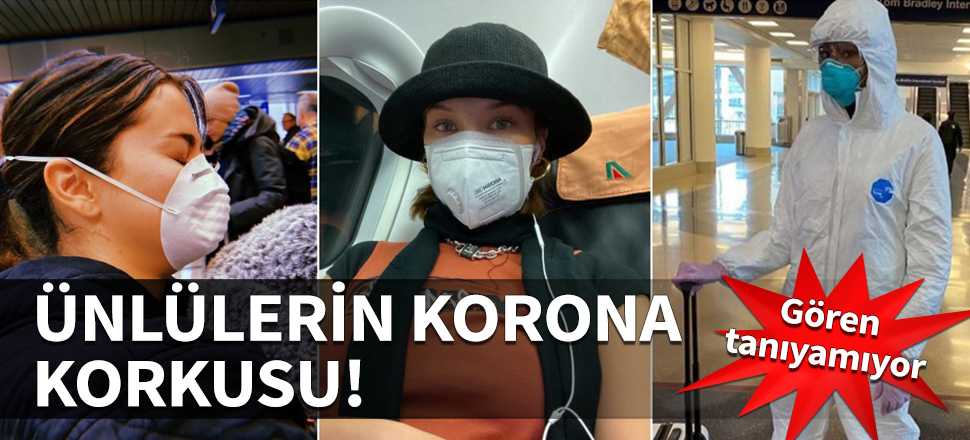 Ünlülerin korona korkusu