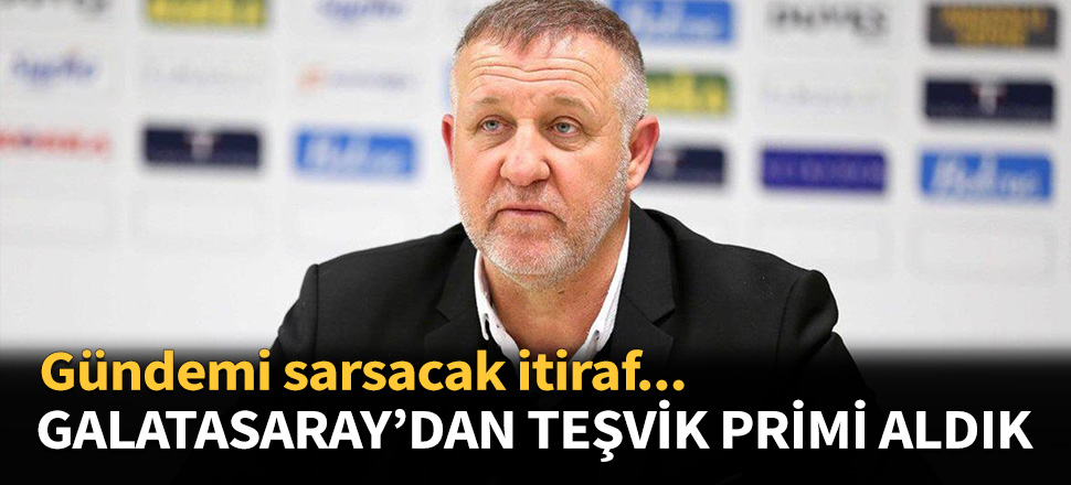 Mesut Bakkal: Galatasaray'dan teşvik primi aldık...