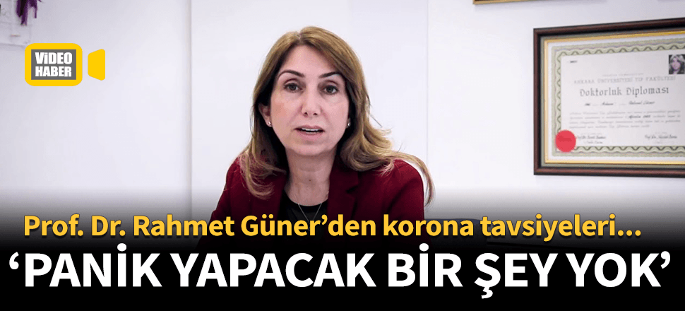 "Panik yapacak bir şey yok"