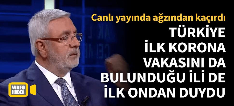 Türkiye korona vakasını ilk kez Metiner'den duydu!