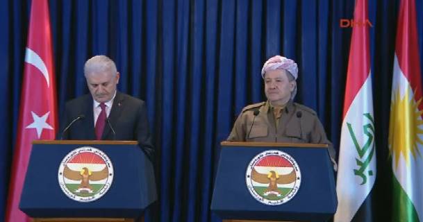 Binali Yıldırım Erbil'de konuştu
