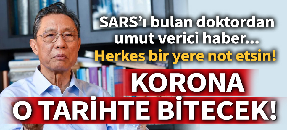 Son dakika... Çinli bilim insanı koronavirüs salgınının sona ereceği tarihi açıkladı