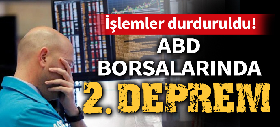 Son dakika... New York borsası sert düşüşle açılarak devre kesti