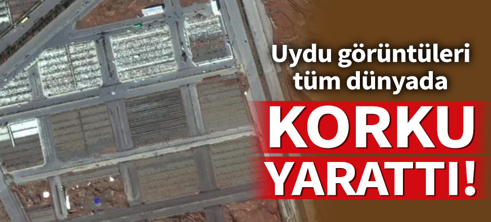 Son dakika... İran'ın Kum kentindeki koronavirüs mezarları uydu görüntüsü korku yarattı
