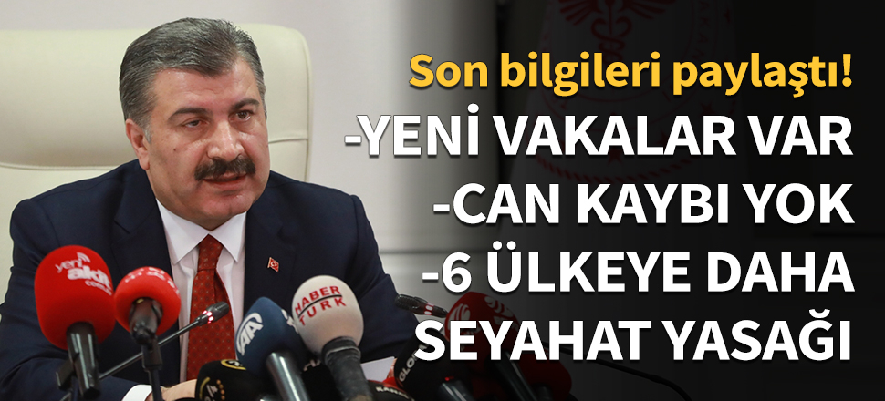 Bakan Koca: Testi pozitif çıkan yeni vatandaşlarımız var!