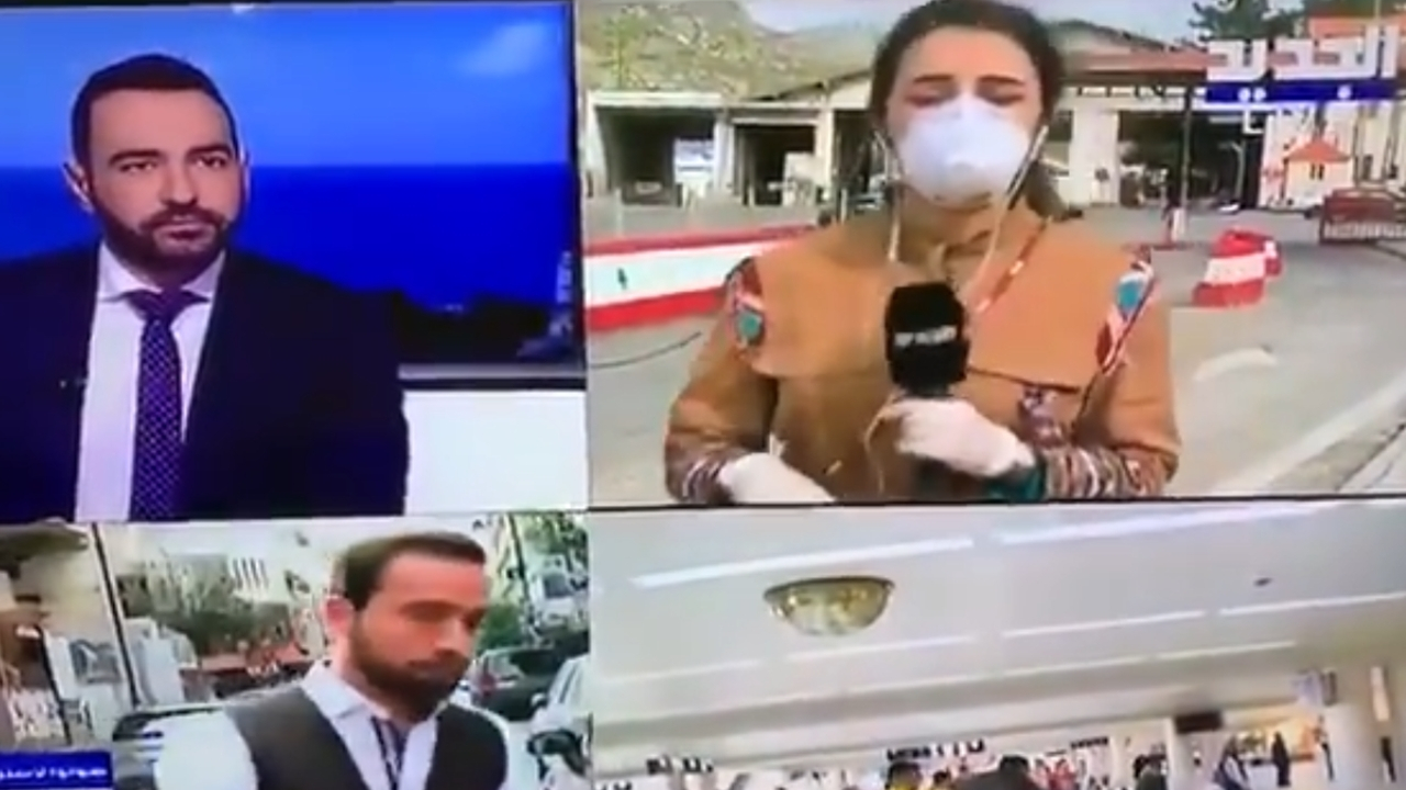 Muhabir, canlı yayında yüksek ateşten bayıldı!