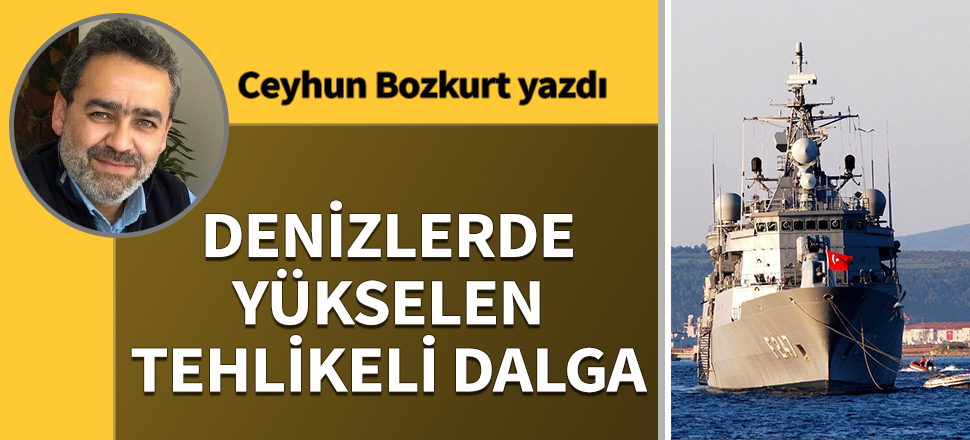 Denizlerde yükselen tehlikeli dalga