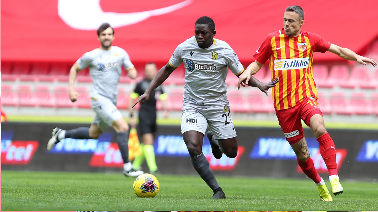 Kayserispor'dan kritik galibiyet: 2-1
