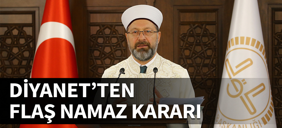 Diyanet koronavirüs tedbirlerini açıkladı: Cemaatle namazlara ara verilecek!
