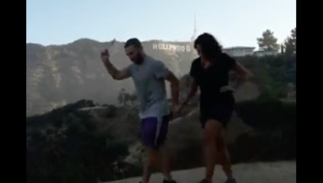 Hollywood Dağlarında halay çektiler!