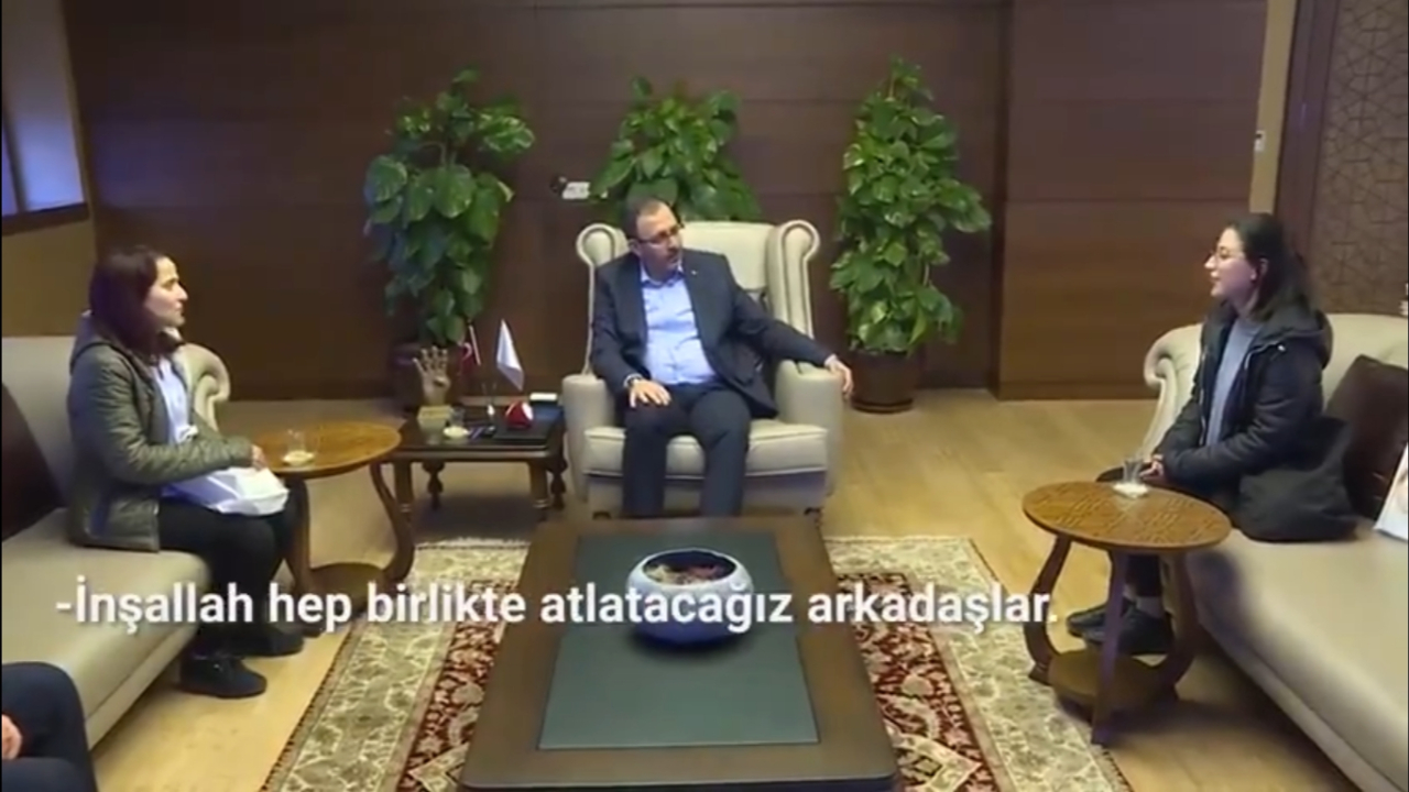 Bakan Kasapoğlu ağırladı, Bakan Koca helallik istedi!