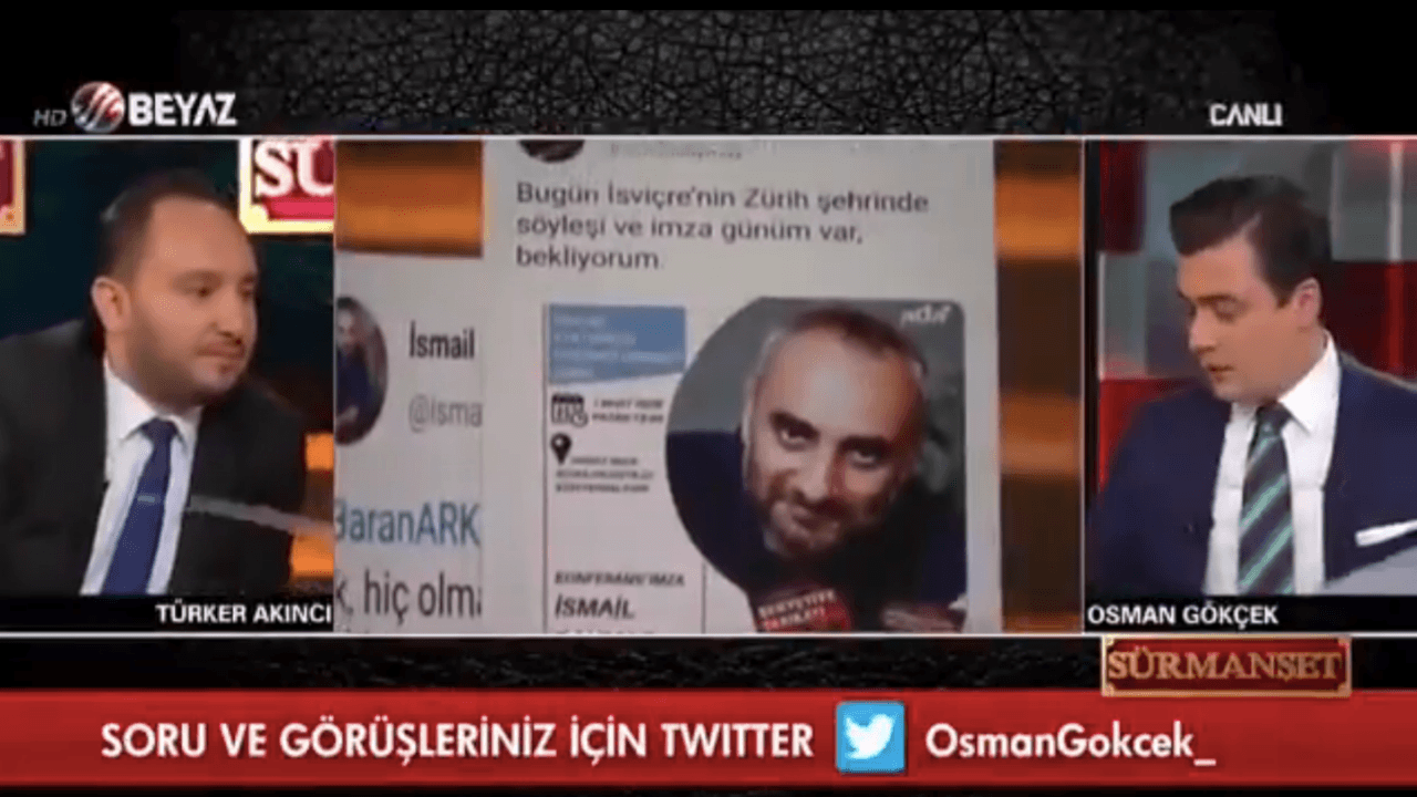 Gökçek'in oğlu Osman Gökçek, kendi kanalından İsmail Saymaz'a 1 saat saydırdı!