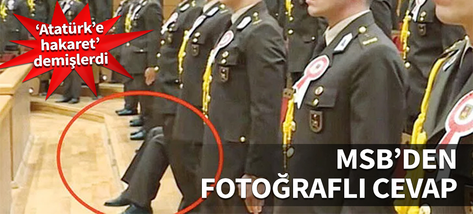 ‘Atatürk’e hakaret’ demişlerdi! MSB'den fotoğraflı cevap...