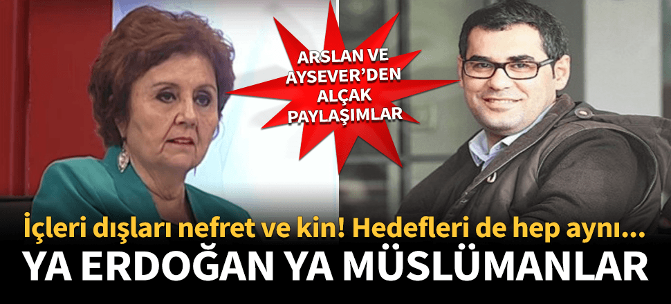 İçleri dışları nefret! Hedefleri de hep aynı...