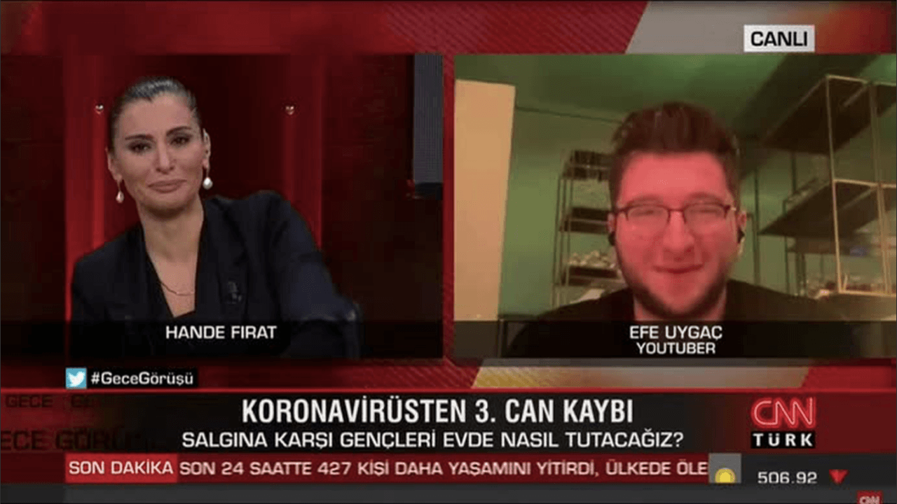 Ünlü YouTuber'dan gençlere korona tavsiyeleri!