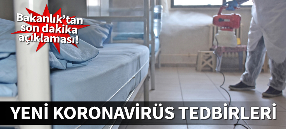 Sağlık Bakanlığı'ndan yeni koronavirüs tedbirleri