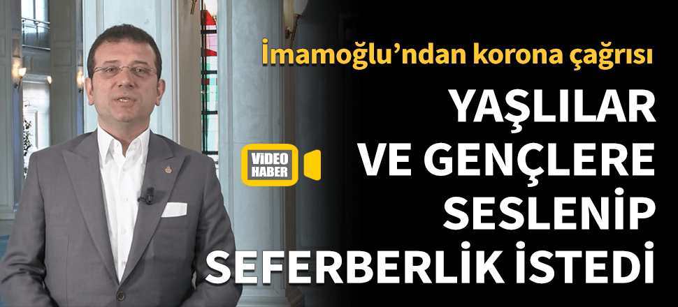 İmamoğlu İBB'nin koronavirüs önlemlerini açıkladı!