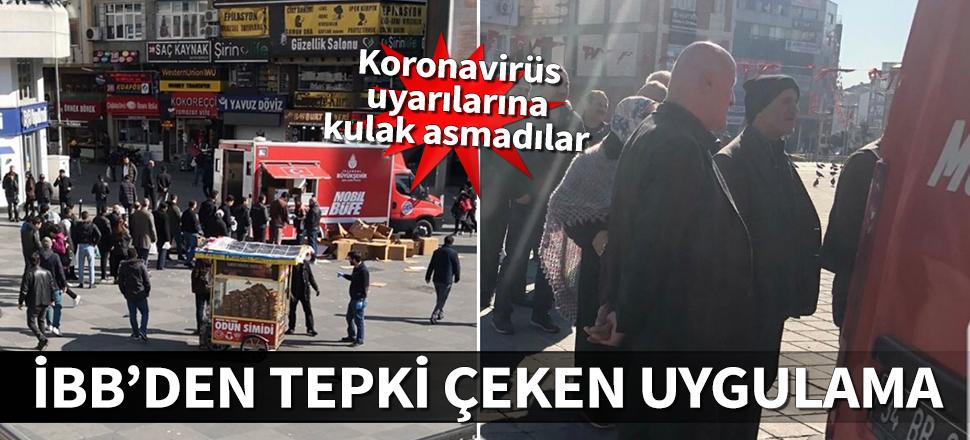 İBB koronavirüs uyarılarına kulak asmadı: Kandil simidi dağıttı