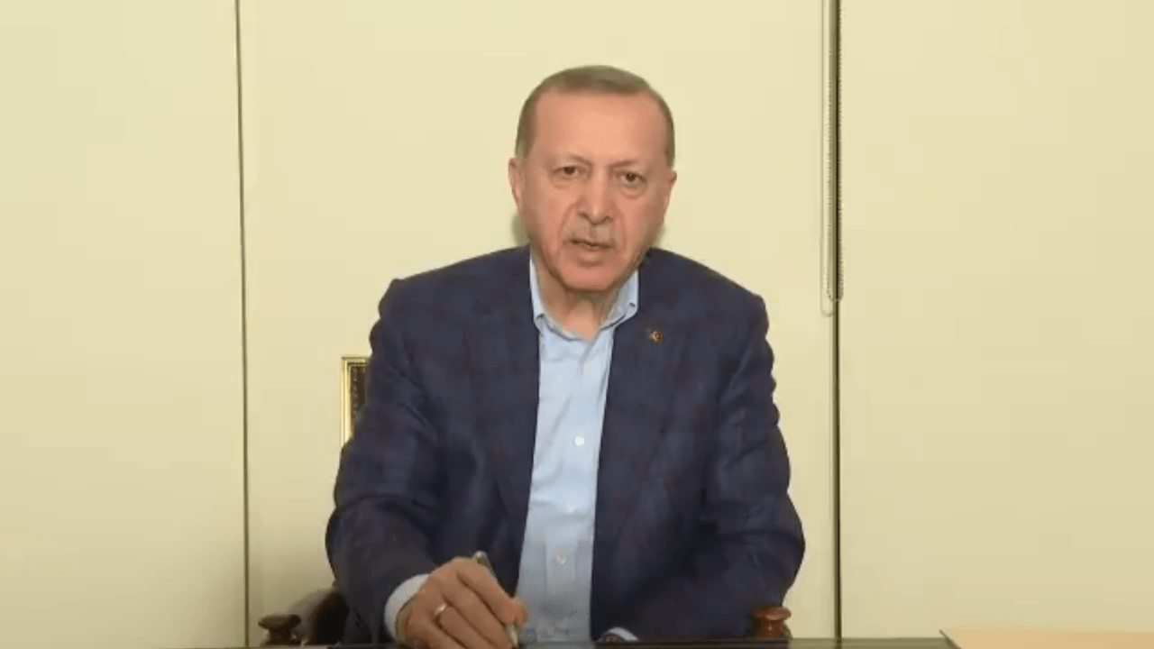 Cumhurbaşkanı Erdoğan'dan video mesajı...