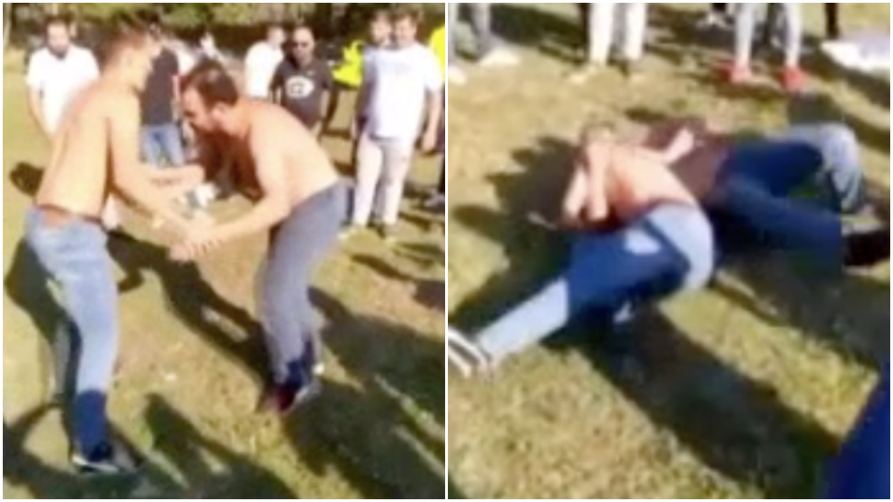 Koronaya rağmen güreş tuttular