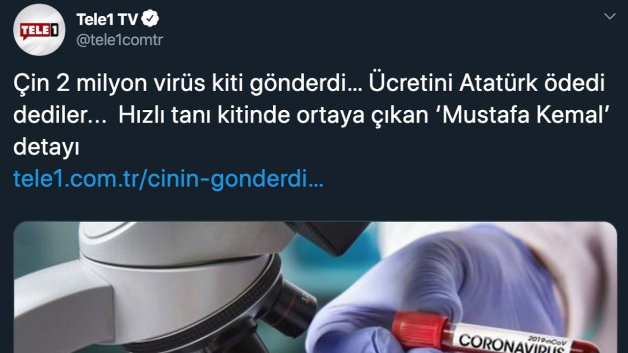 Bu başlığı halk attı: "Pislik yapma Tele1"