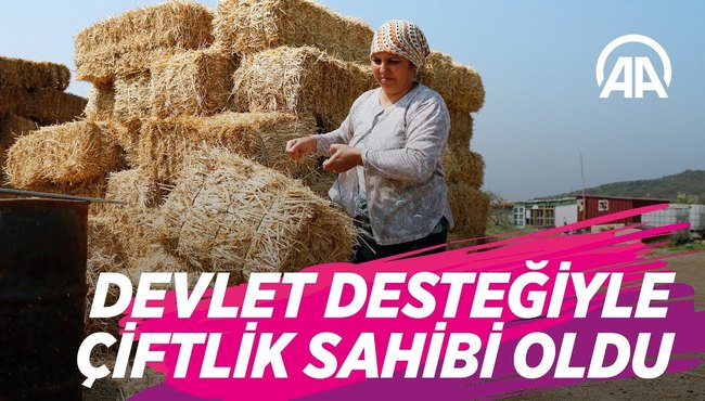 Temizlikçiliği bıraktı, devlet desteğiyle çiftlik sahibi oldu...