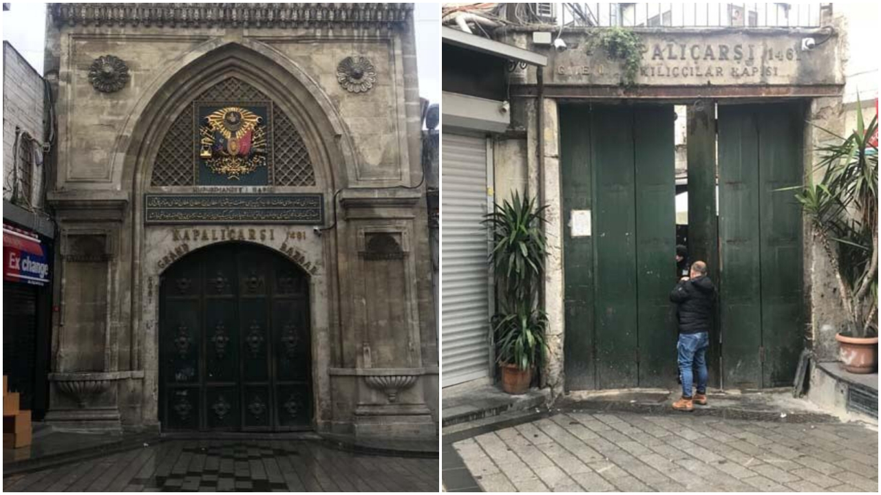 Kapalıçarşı ziyaretçi girişine tamamen kapatıldı