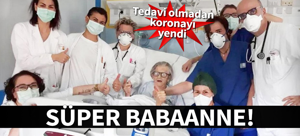 95 yaşındaki kadın koronadan tedavisiz kurtuldu