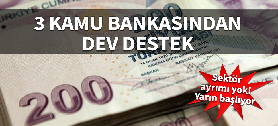 Virüsten etkilenenlere bankalardan dev destek! Başvuru yarın