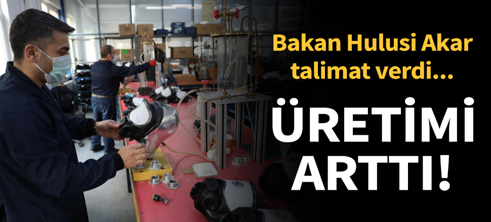 Son dakika... Bakan Akar talimat verdi! Bakanlığa bağlı fabrikalarda maske üretimi arttı