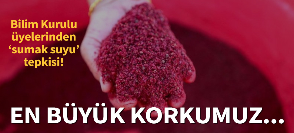 Bilim Kurulu üyelerinden ‘sumak suyu’ tepkisi: En büyük korkumuz, Güney Kore’deki ‘31. hasta ’ gibi bir olayın olması