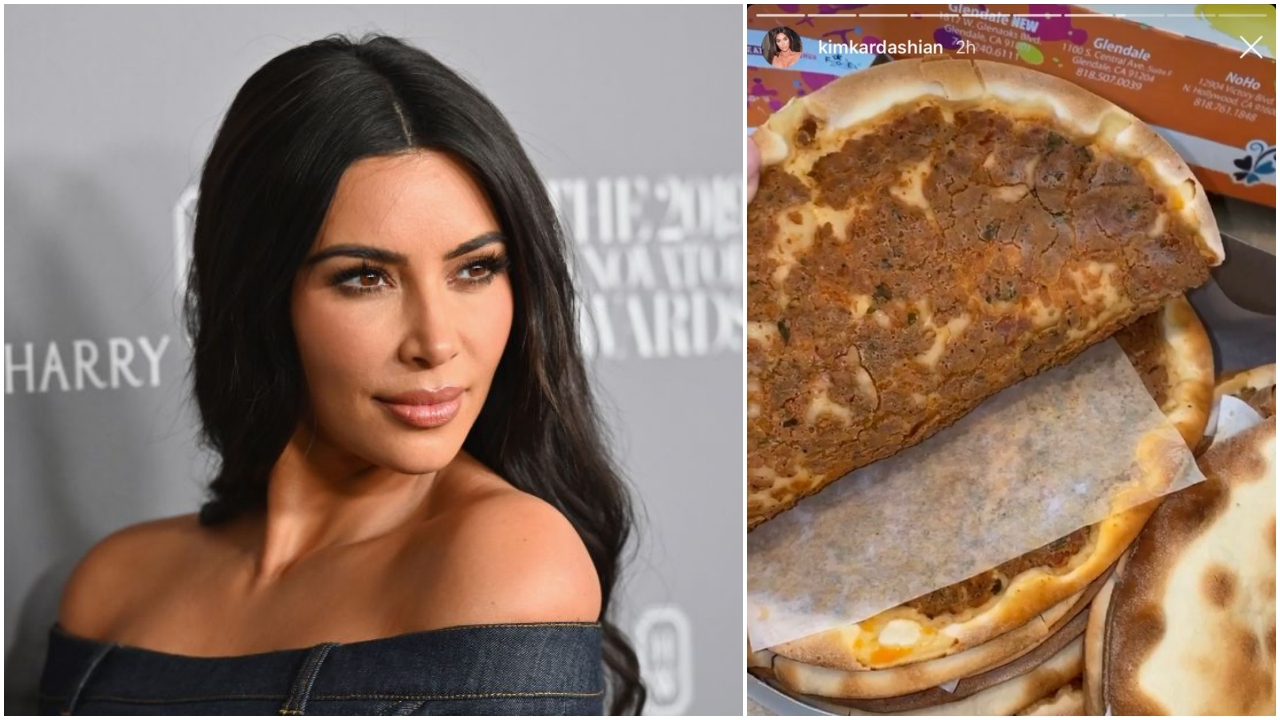 Kim Kardashian lahmacuna 'Ermeni pizzası' dedi, Türkler ayaklandı
