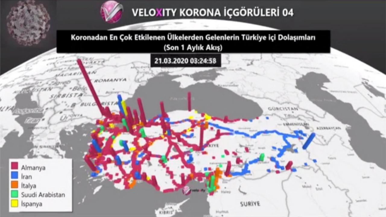 Koronavirüs Türkiye'ye böyle yayıldı