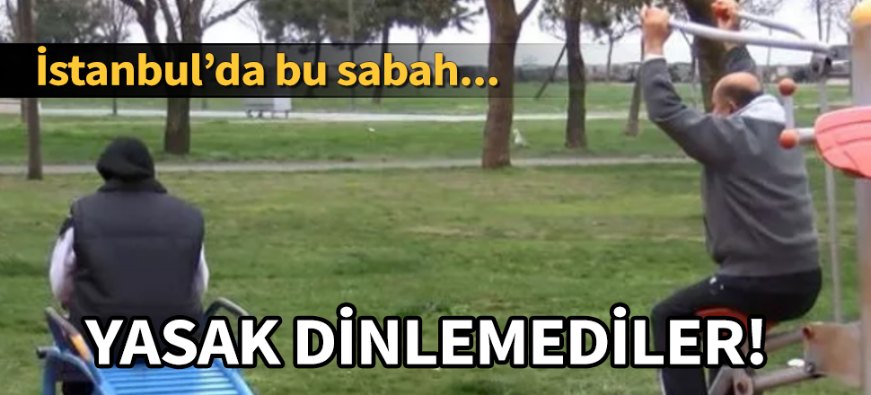 İstanbul'da vatandaş yasak dinlemedi, sahilde spor yaptı!