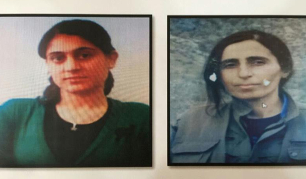Öldürülen 2 teröristin kimliği belli oldu