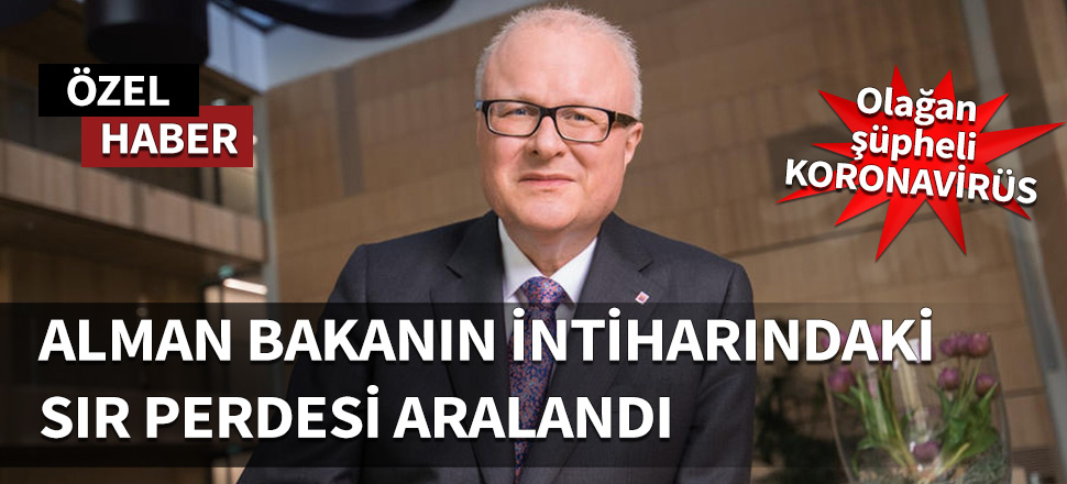 Alman Bakanın intiharındaki sır perdesi aralandı!